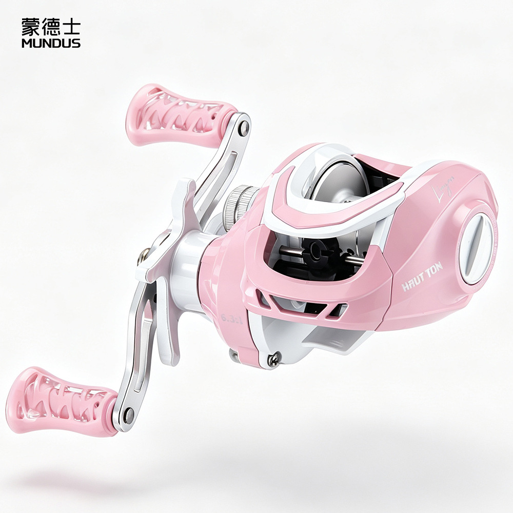 Pink 6.3:1 Gear Ratio 3+1 Ball - đánh giá và giá Ice Fishing Line