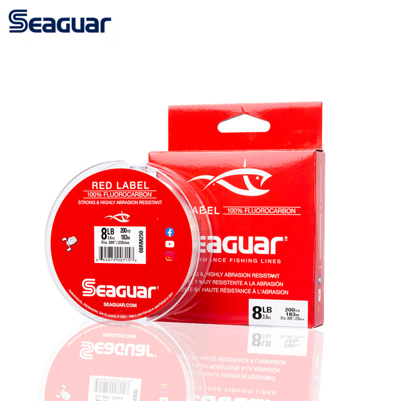 SEAGUAR Red Label 160M/183M 10 - đánh giá và giá Fluorocarbon Line