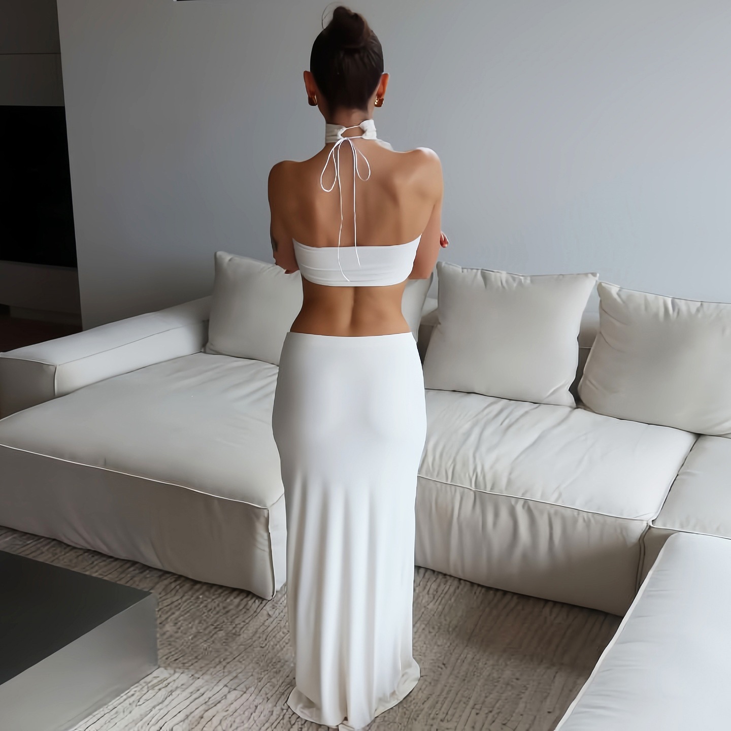 Women White Sexy Slim Waist-ba - đánh giá và giá Fly Line