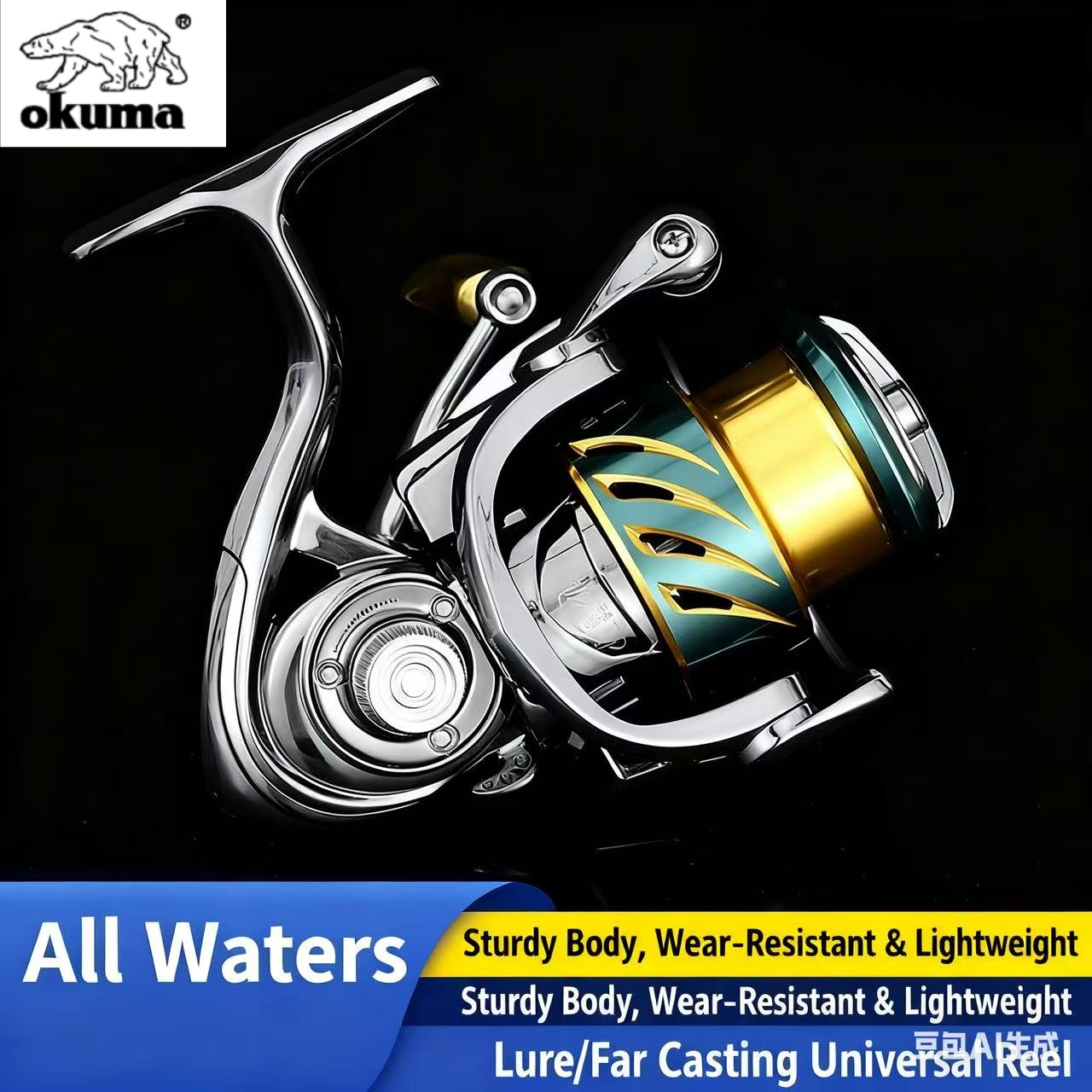 Okuma Fishing Tackle Spinning  - đánh giá và giá Kastking Reel Zephyr