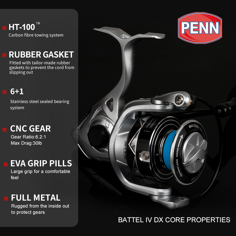 PENN BATTLE BTL IV DX 3000 400 - đánh giá và giá Penn Reel Battle
