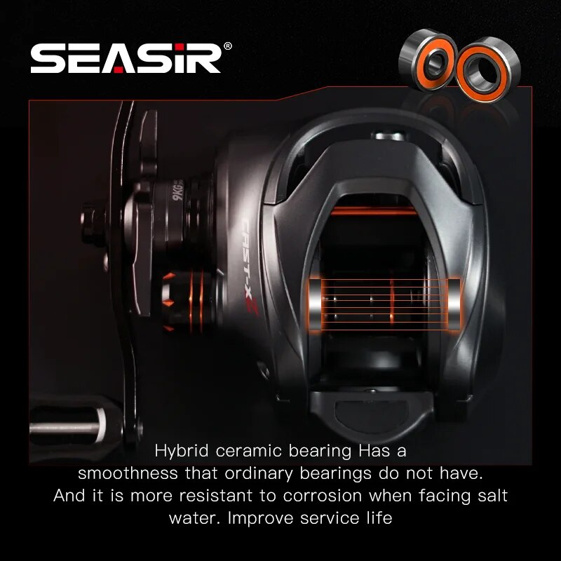Seasir Cast X2 Baitcasting Ree - đánh giá và giá Kastking Reel Zephyr
